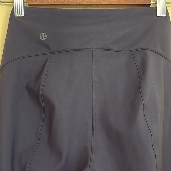 Lululemon | Black Straight Ankle Pixi Front Seam Ponte Leggings Pants 4 - Picture 11 of 16